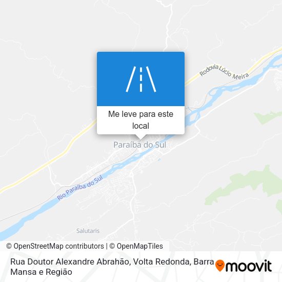 Rua Doutor Alexandre Abrahão mapa