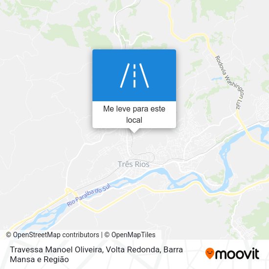 Travessa Manoel Oliveira mapa