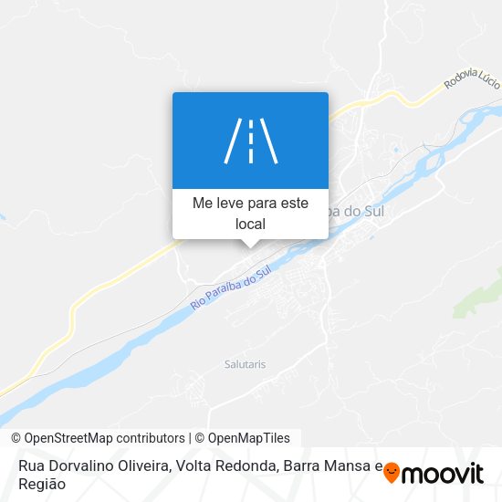 Rua Dorvalino Oliveira mapa