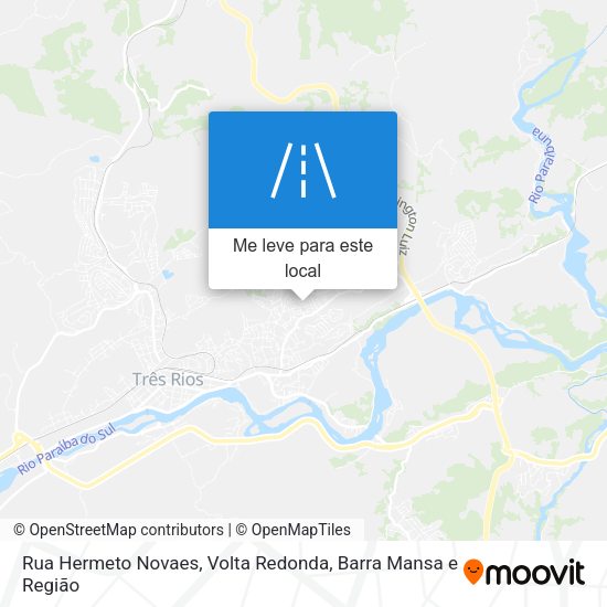 Rua Hermeto Novaes mapa