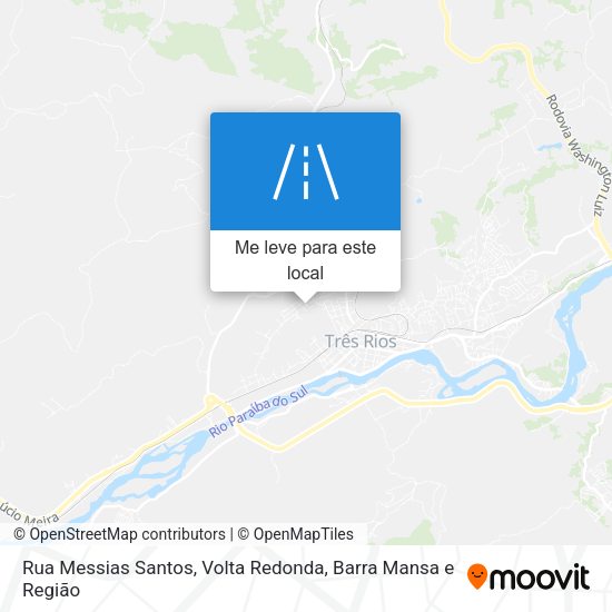 Rua Messias Santos mapa