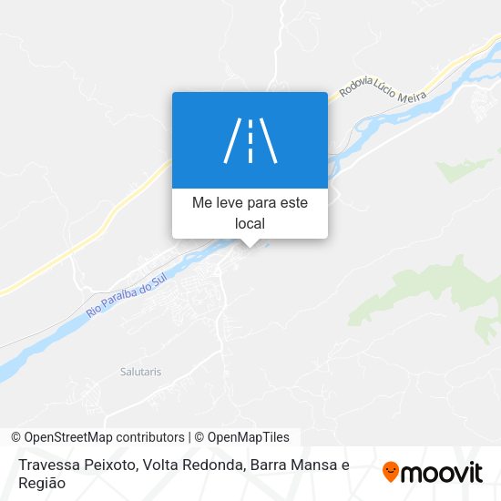 Travessa Peixoto mapa