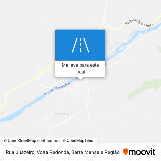 Rua Juazeiro mapa
