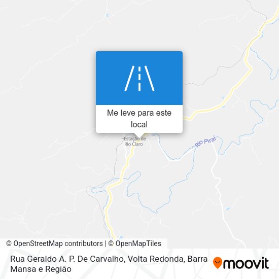 Rua Geraldo A. P. De Carvalho mapa