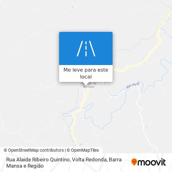 Rua Alaide Ribeiro Quintino mapa