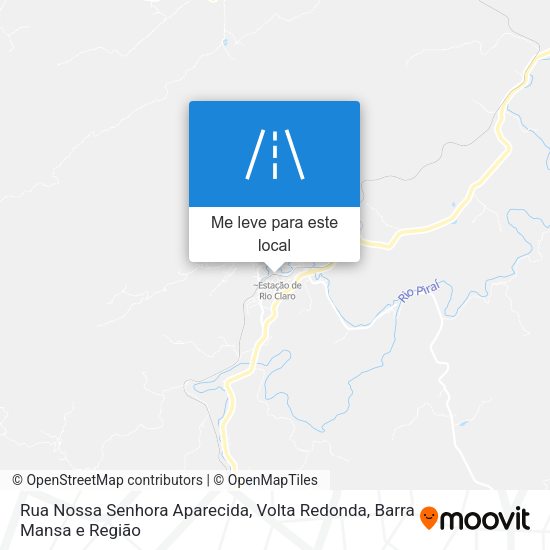 Rua Nossa Senhora Aparecida mapa