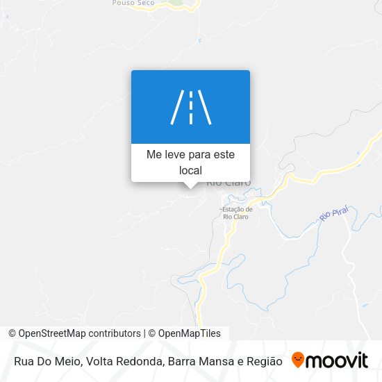 Rua Do Meio mapa