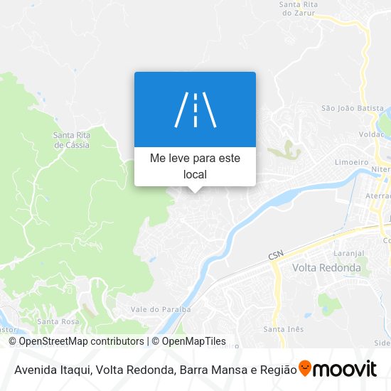 Avenida Itaqui mapa