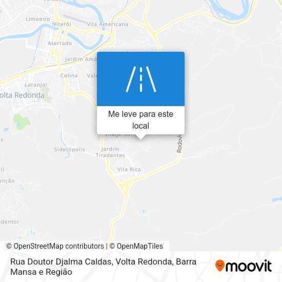Rua Doutor Djalma Caldas mapa
