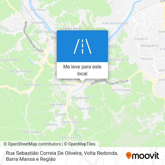 Rua Sebastião Correia De Oliveira mapa
