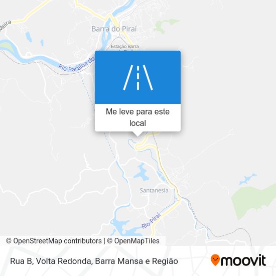 Rua B mapa