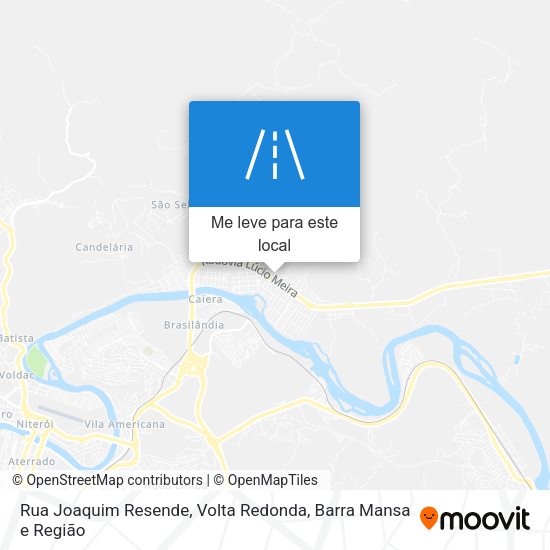 Rua Joaquim Resende mapa