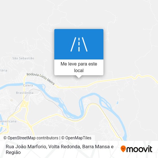 Rua João Marforio mapa