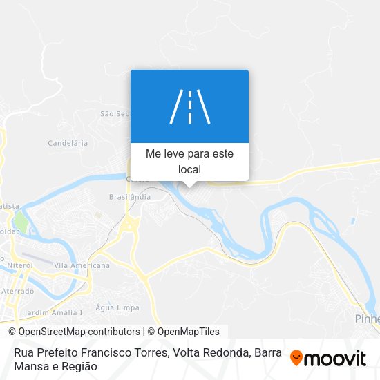Rua Prefeito Francisco Torres mapa