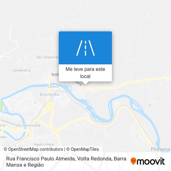 Rua Francisco Paulo Almeida mapa