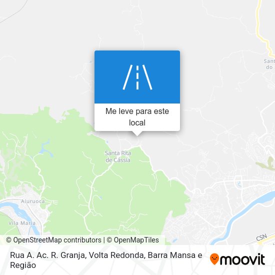 Rua A. Ac. R. Granja mapa