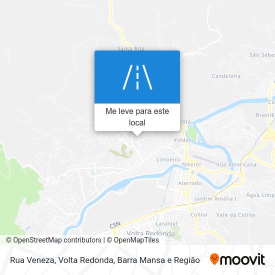 Rua Veneza mapa
