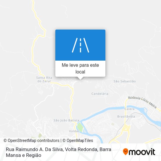 Rua Raimundo A. Da Silva mapa