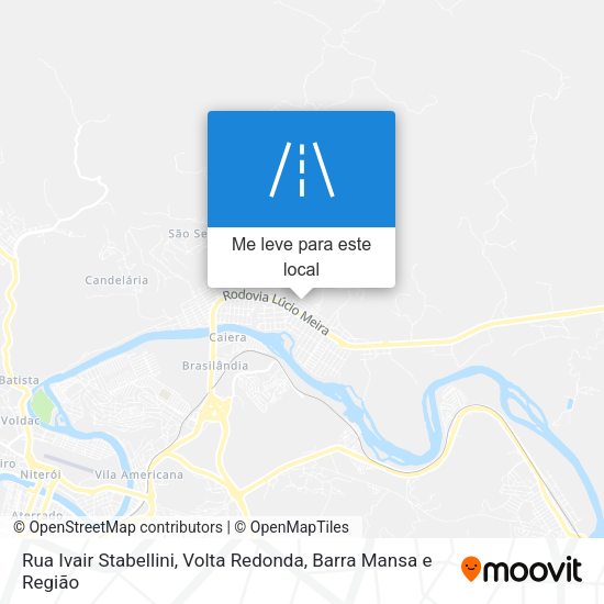 Rua Ivair Stabellini mapa