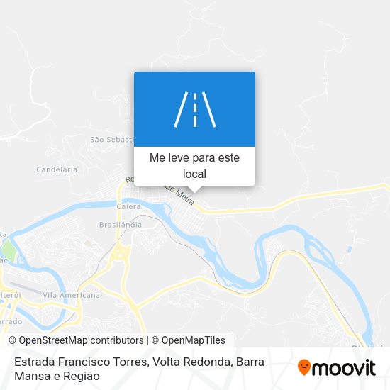 Estrada Francisco Torres mapa