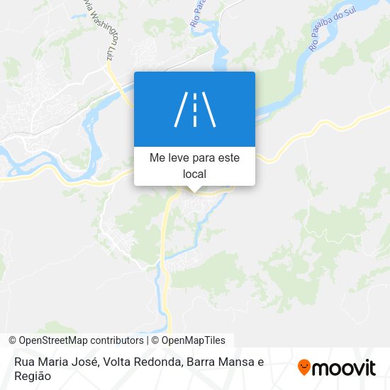 Rua Maria José mapa