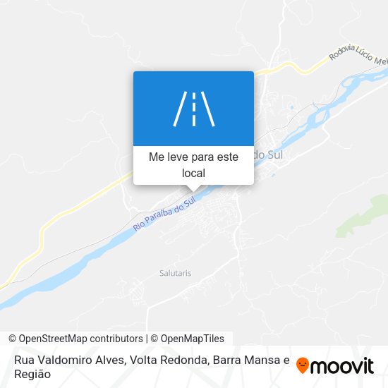 Rua Valdomiro Alves mapa