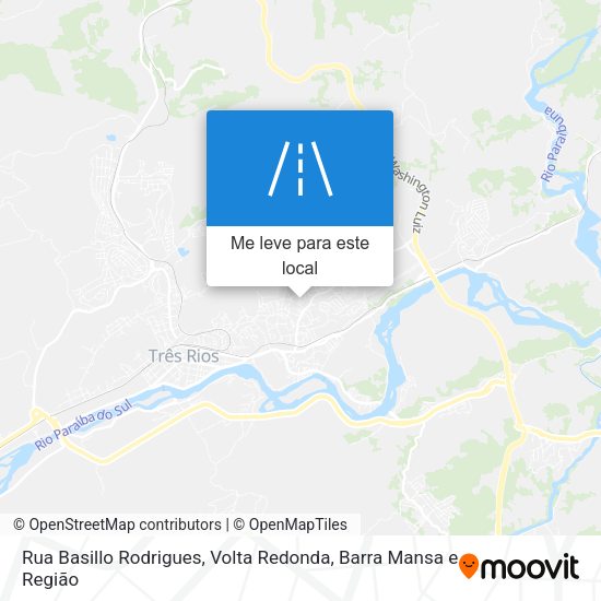 Rua Basillo Rodrigues mapa