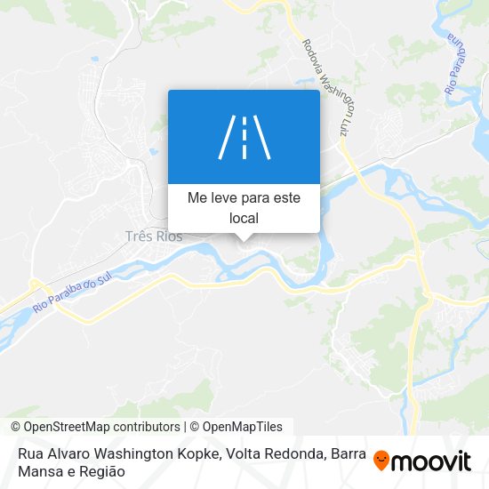 Rua Alvaro Washington Kopke mapa