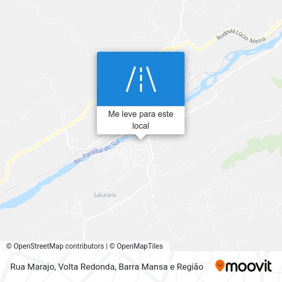 Rua Marajo mapa