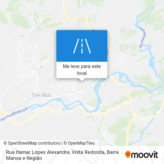 Rua Itamar Lopes Alexandre mapa