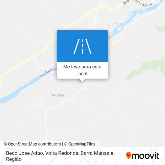 Beco Jose Adao mapa
