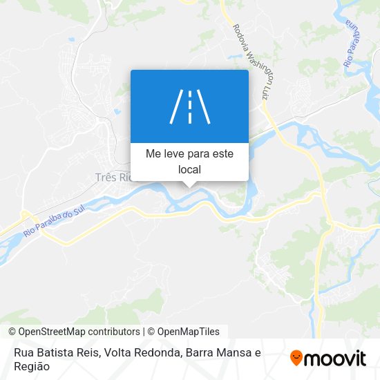 Rua Batista Reis mapa