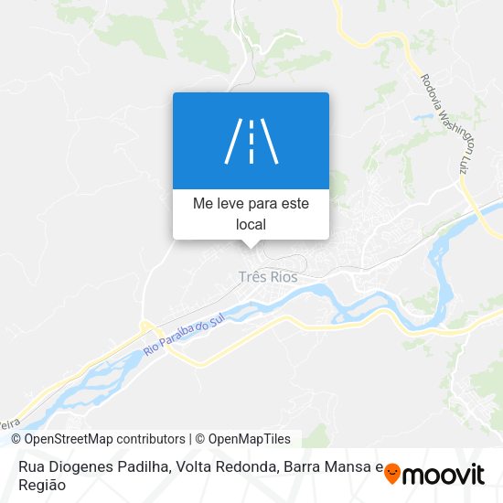 Rua Diogenes Padilha mapa