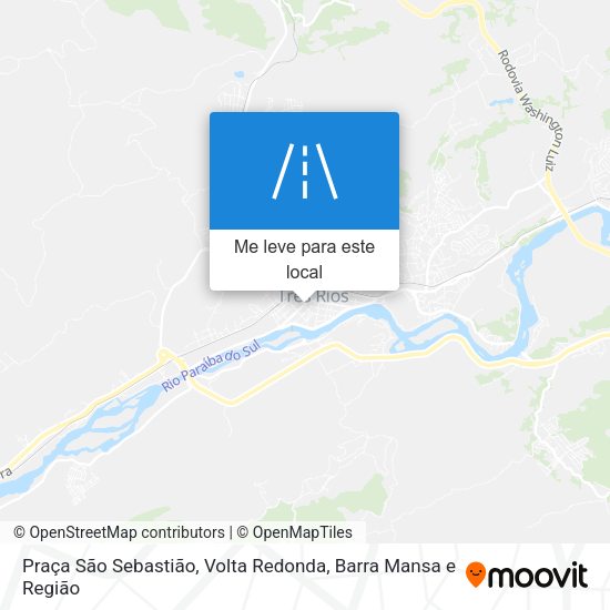 Praça São Sebastião mapa