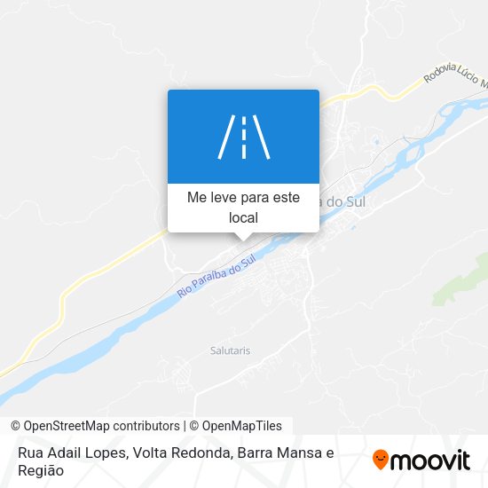 Rua Adail Lopes mapa