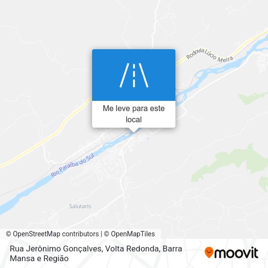 Rua Jerônimo Gonçalves mapa