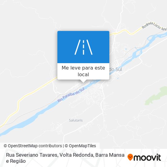 Rua Severiano Tavares mapa