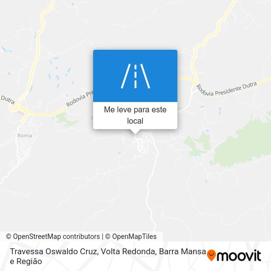 Travessa Oswaldo Cruz mapa