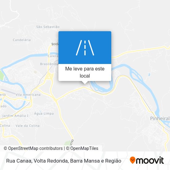 Rua Canaa mapa