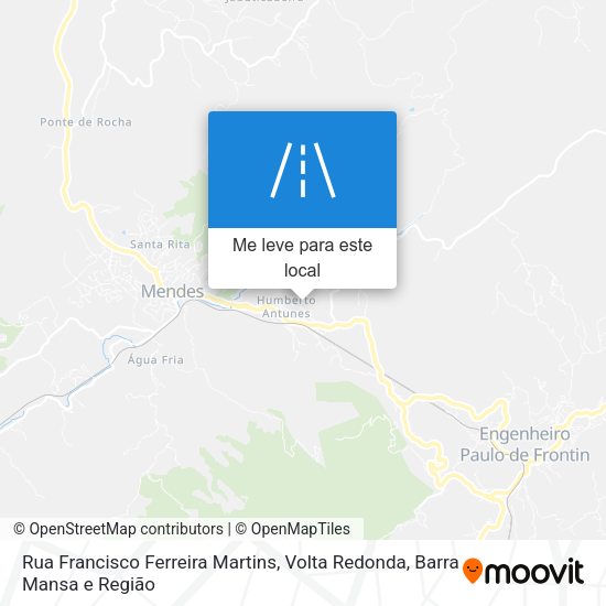 Rua Francisco Ferreira Martins mapa