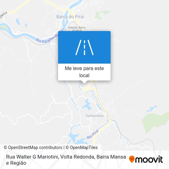 Rua Walter G Mariotini mapa