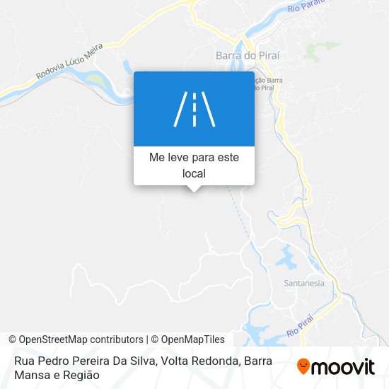 Rua Pedro Pereira Da Silva mapa