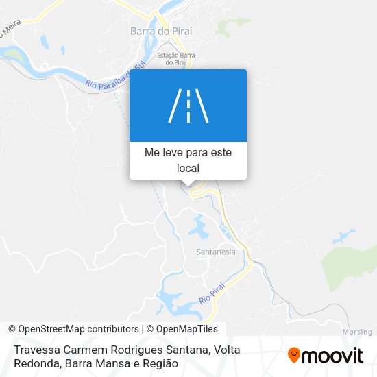 Travessa Carmem Rodrigues Santana mapa
