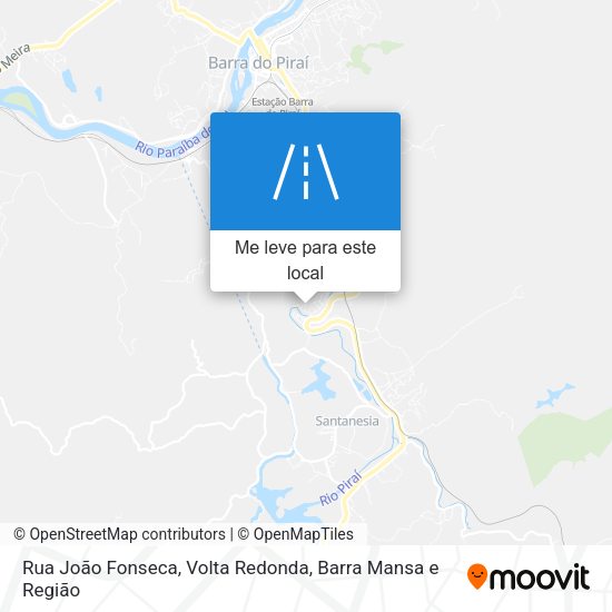 Rua João Fonseca mapa
