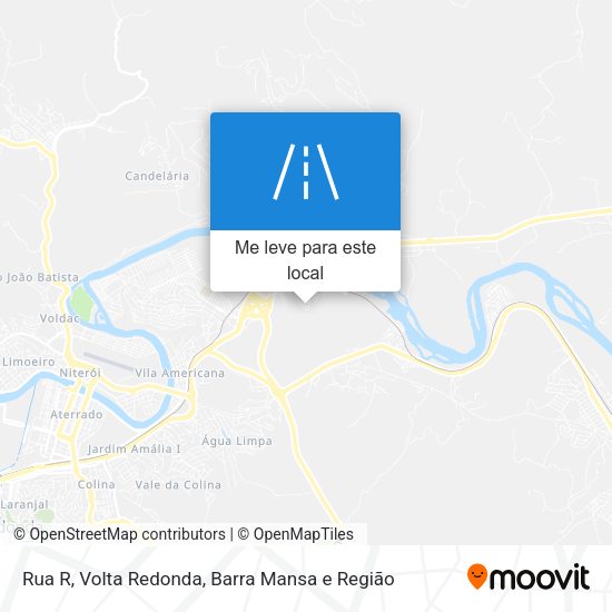 Rua R mapa