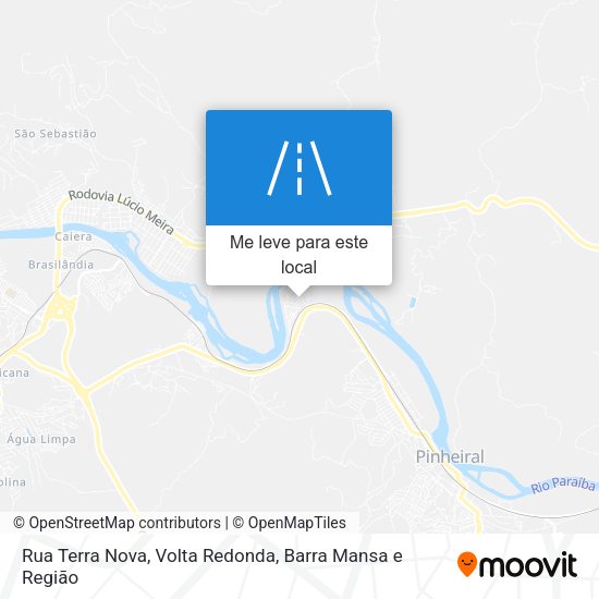 Rua Terra Nova mapa