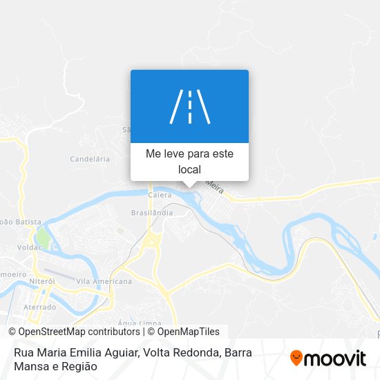 Rua Maria Emilia Aguiar mapa