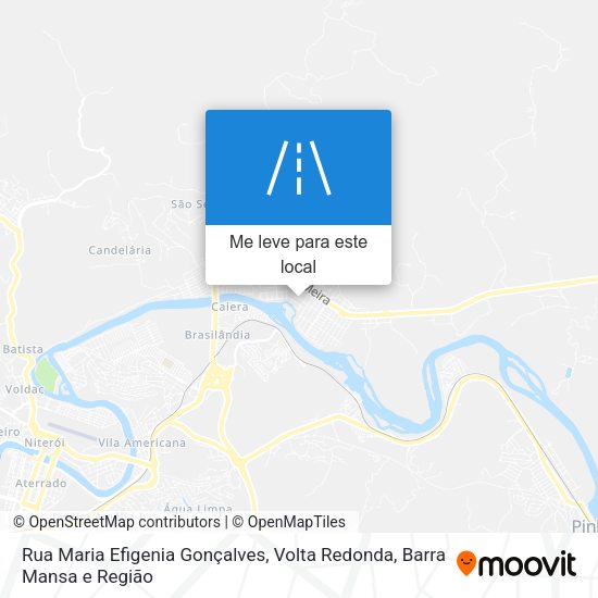 Rua Maria Efigenia Gonçalves mapa