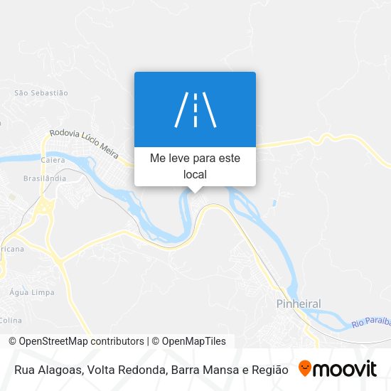 Rua Alagoas mapa