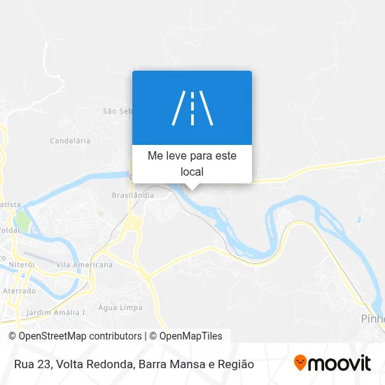 Rua 23 mapa